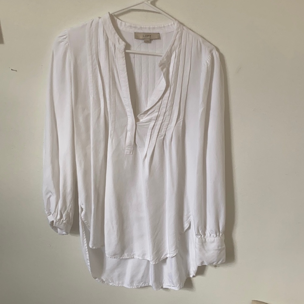 Brand New Loft Pleated Top